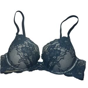 Maidenform Bra: Comfort Devotion Embellished Plunge Push-Up Bra 09443 32B Lace